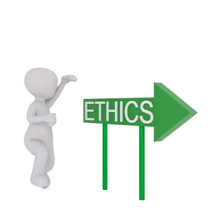 Ethics - Handwriting image